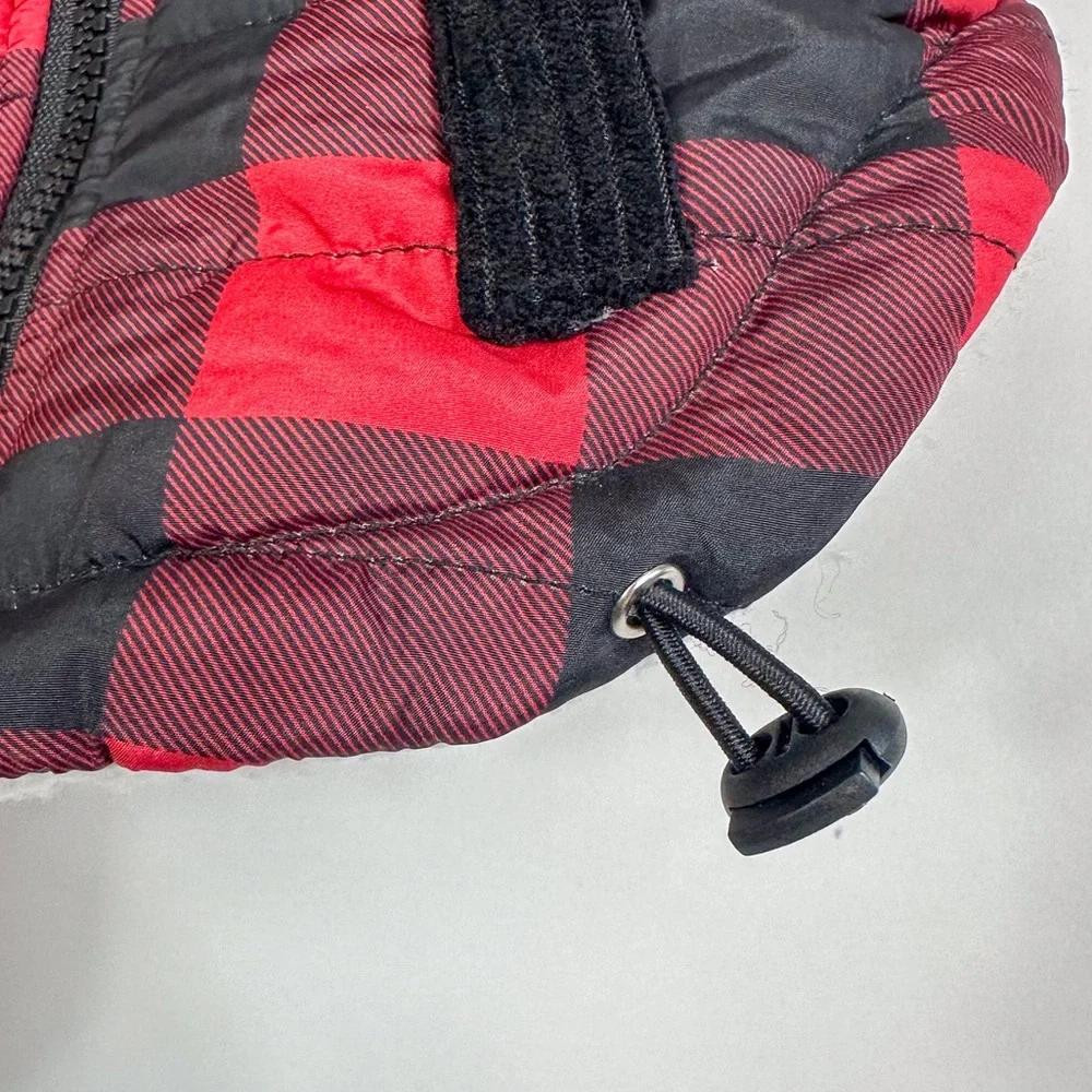 Canada Pooch Black & Plaid Cold Alert Technology Winter Dog Coat